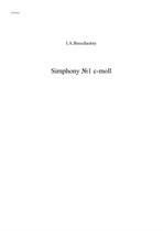 Simphony No.1 (Part I)